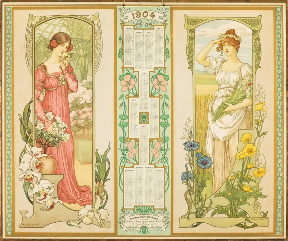 Elisabeth Sonrel - Calendario 1904